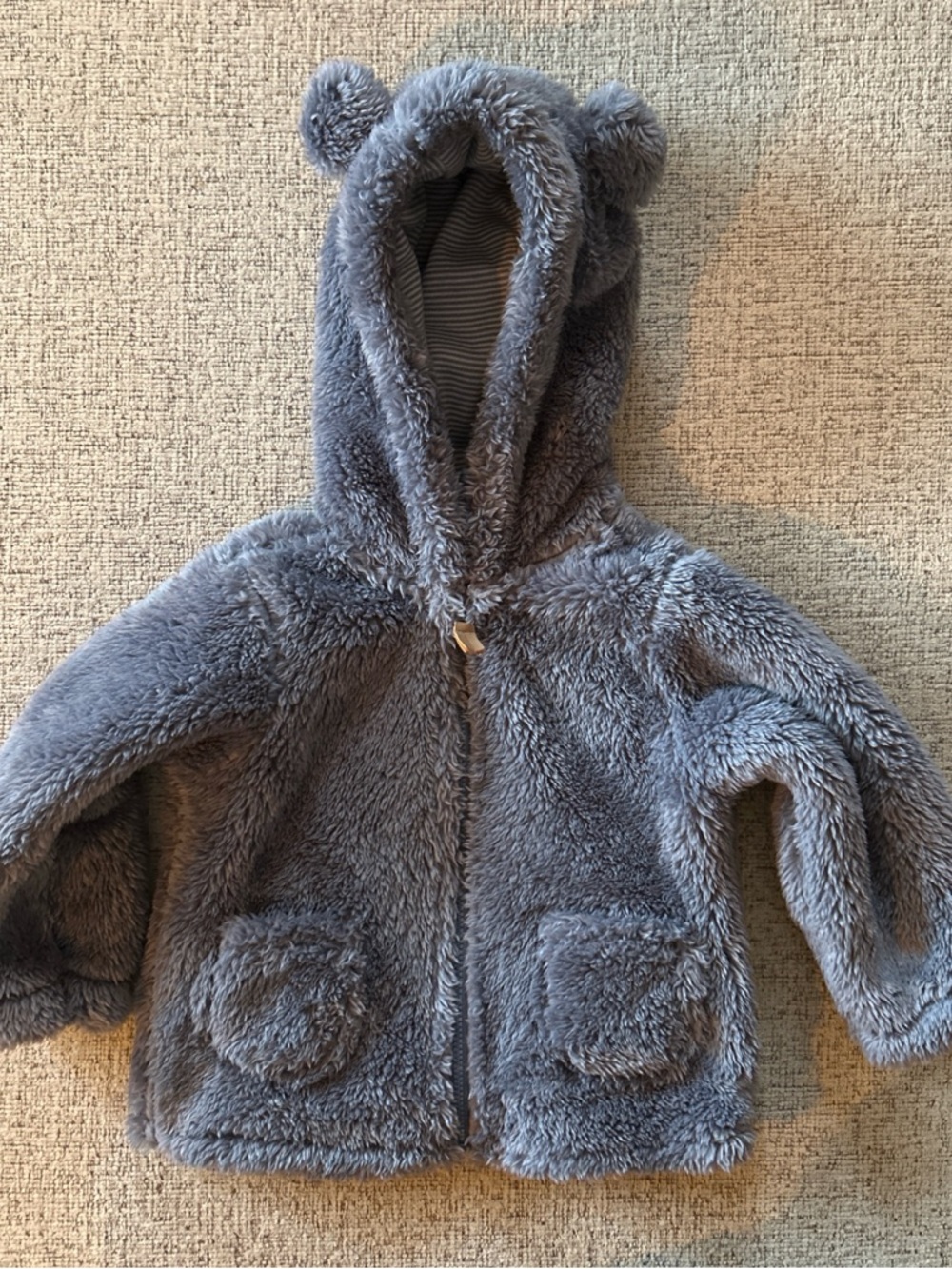 Carters Plush Hooded Baby Jacket -